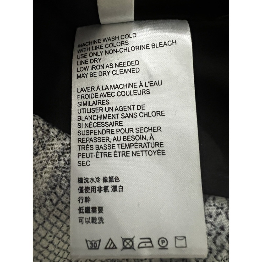 Anthropologie Maeve Annette Snake Print Pleated Midi Skirt Size 14 Tie Waist - Picture 4 of 9